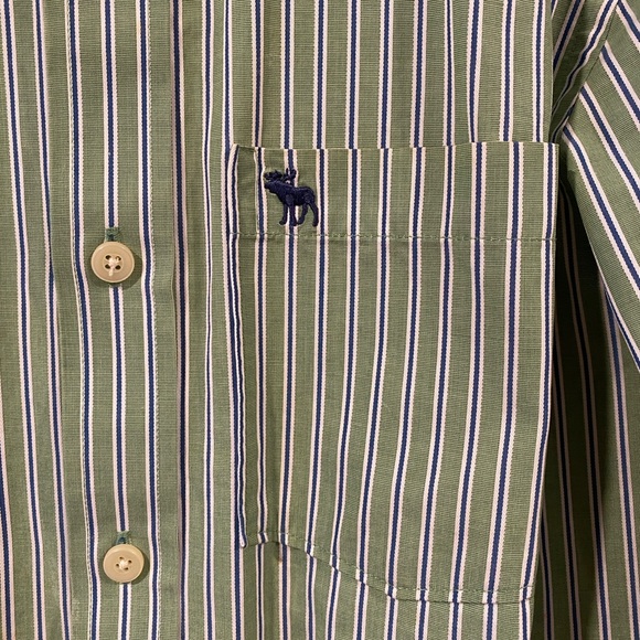 Abercrombie and Fitch button-down striped shirt, Muscle fit - Picture 3 of 5